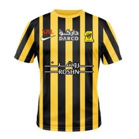 Virallinen pelipaita Al Ittihad Koti 2022-23 Lyhythihainen - Lasten ( + Lyhyet housut )